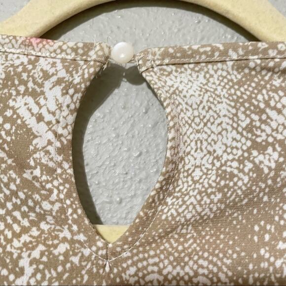 Juicy Couture Sleeveless Python Print Cinched Waist Jumpsuit Womens S Casual - Picture 8 of 12